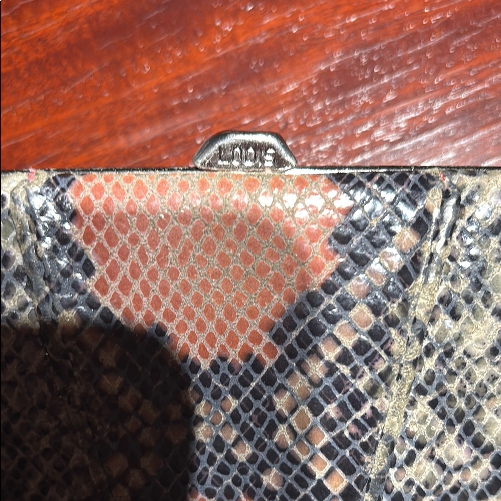 Snakeskin Pattern Wallet - image 2